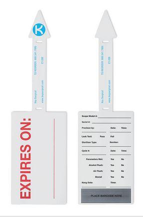 Key Surgical Inc Key Surgical Scope Processing Double-Sided Tags ET-200 - 100.0 Each