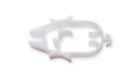 Key Surgical White Plastic Clamp, Sterilizable - KS-365 - 100 Each
