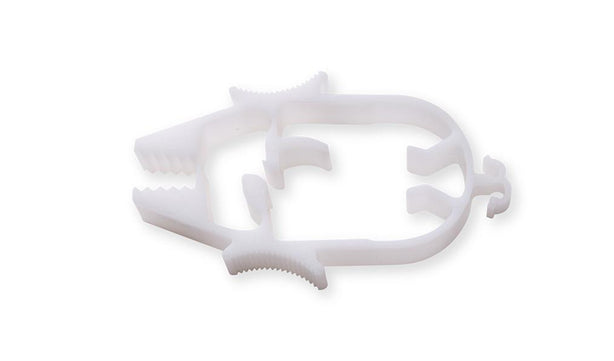 Key Surgical White Plastic Clamp, Sterilizable - KS-365 - 100 Each