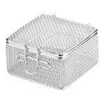 Key Surgical Processing MT-5800 Stainless Steel Micro Mesh Instrument Tray with Lid, 80 mm L x 80 mm W x 40 mm H - MDL-KYSMT5800 - 1 Each