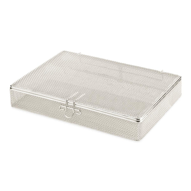 Key Surgical Processing MT-7300 Stainless Steel Micro Mesh Instrument Tray with Lid, 400 mm L x 250 mm W x 50 mm H - MDL-KYSMT7300 - 1 Each