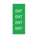 Key Surgical Patterned T-604-03 1/4" Sheet Tape, ID, White / Green - MDL-KYST-604-03 - 1 Each