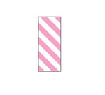 Key Surgical Patterned T-320-0111 Diagonal-Stripe Identification Sheet Tape, 1/4", White and Pink - MDL-KYST3200111 - 1 Each