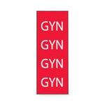 Key Surgical Patterned T-607-04 1/4" Sheet Tape, GYN, White / Red - MDL-KYST60704 - 1 Each