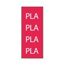 Key Surgical Patterned T-612-04 1/4" Sheet Tape, PLA, White / Red - MDL-KYST61204 - 1 Each