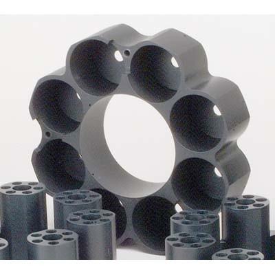 Labconco 8-Place PTFE-Coated Aluminum 7494500 RapidVap Block, 600 mL Vials - MDL-LBC7494500 - 1 Each