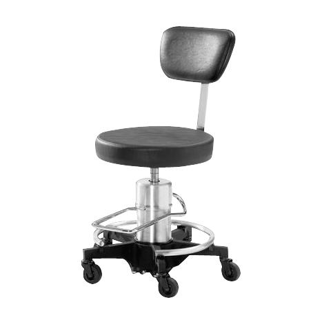 Lombart Instrument 500 Series Surgical 546BL Reliance 546 Hydraulic Stool, Black - MDL-LBR546BL - 1 Each