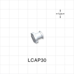 Female Luer Cap, Non-Vented, White, 100/Bag -  - LCAP30