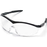 Mcr Storm Safety Glasses with Clear Lens, Black Frame - ST110C - 1 Each