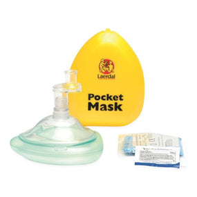 Laerdal Pocket Mask with Gloves and Wipes 82001133 - 1.0 Each
