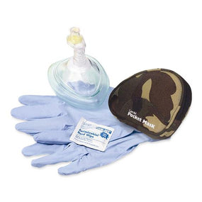 Laerdal Pocket Mask with Gloves and Wipes 82004233 - 10.0 Each