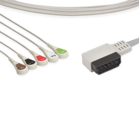 Cables And Sensors, LLC Marquette-Compatible ECG Telemetry Leadwires 10089 - 1.0 Each