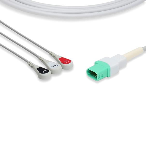 Cables And Sensors, LLC Nihon-Kohden-Compatible Direct-Connect EKG Cables - LERC2326S0