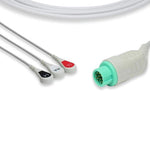 Cables And Sensors, LLC Nihon-Kohden-Compatible Direct-Connect EKG Cables C2380S0 - 1.0 Each