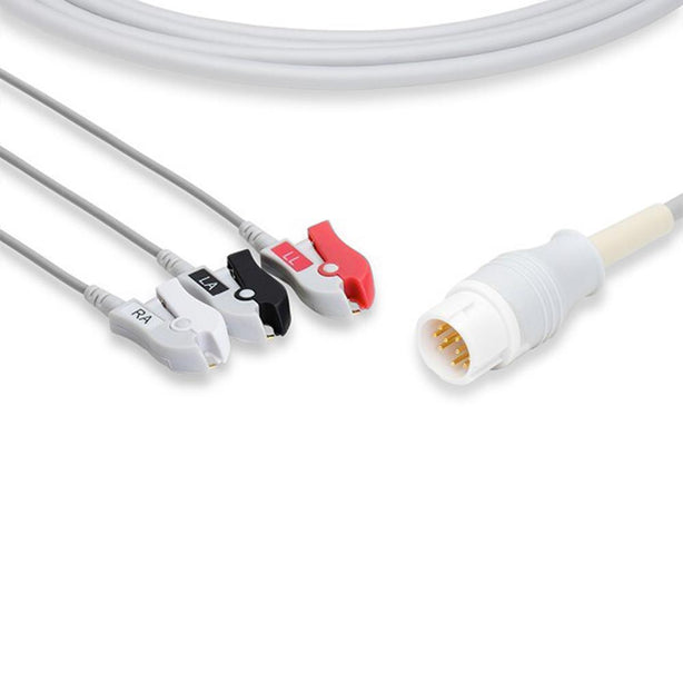Cables And Sensors, LLC Nihon-Kohden-Compatible Direct-Connect EKG Cables C2385P0 - 1.0 Each