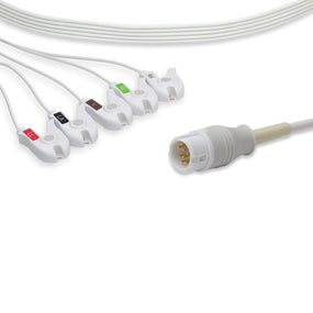 Philips-Compatible Disposable Direct-Connect EKG Cables - C2585DP0 - 1 Each - MDL-LERC2585DP0