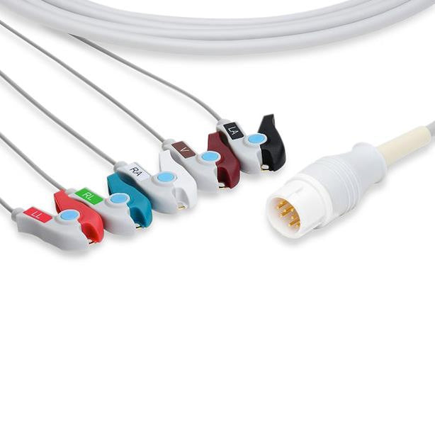 Cables And Sensors, LLC Nihon-Kohden-Compatible Direct-Connect EKG Cables - LERC2585P0