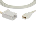 Spacelabs Compatible SpO2 Adapter Cable 220 cm OEM Part Number 700-0906-00, And Sensors OEM-Compatible - E708M-740 - 1 Each