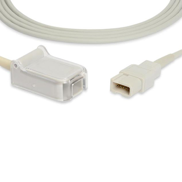 Spacelabs Compatible SpO2 Adapter Cable 220 cm OEM Part Number 700-0906-00, And Sensors OEM-Compatible - E708M-740 - 1 Each