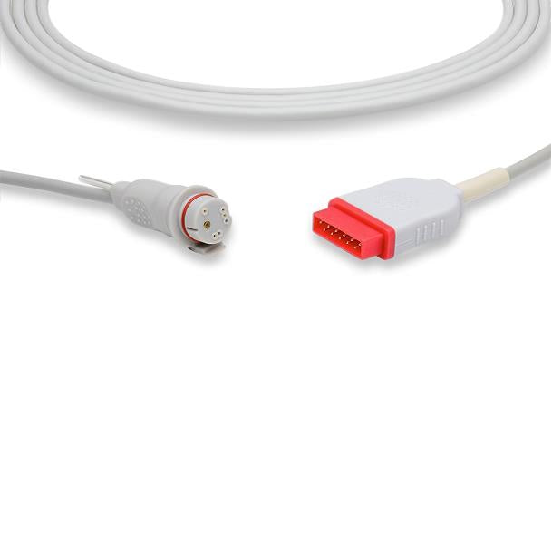 Cables And Sensors, LLC AAMI-Compatible IBP Adapter Cables IC-MQ-BD0 - 1.0 Each