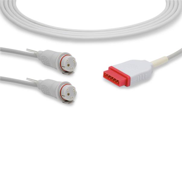 Cables And Sensors, LLC AAMI-Compatible IBP Adapter Cables IC-MQ-BD20 - 1.0 Each