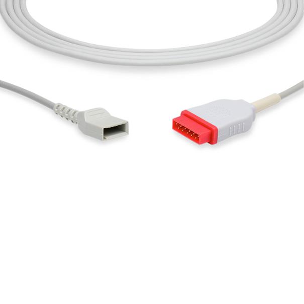 Cables And Sensors, LLC AAMI-Compatible IBP Adapter Cables IC-MQ-UT0 - 1.0 Each