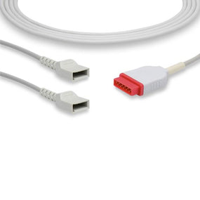 Cables And Sensors, LLC AAMI-Compatible IBP Adapter Cables IC-MQ-UT20 - 1.0 Each