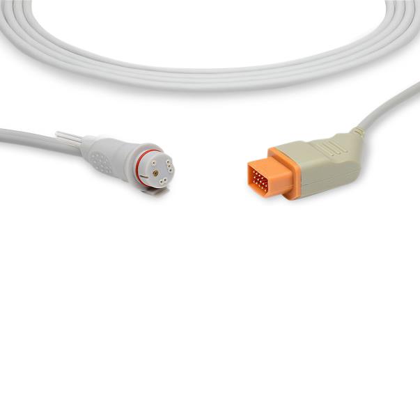 Cables And Sensors, LLC AAMI-Compatible IBP Adapter Cables IC-NK2-BD0 - 1.0 Each