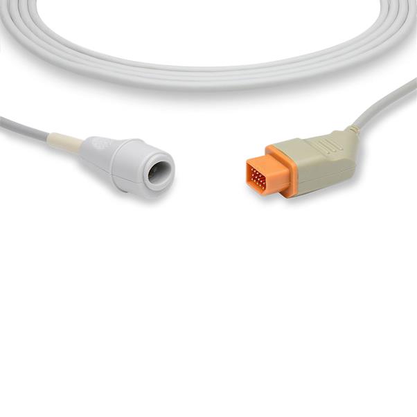 Cables And Sensors, LLC AAMI-Compatible IBP Adapter Cables IC-NK2-ED0 - 1.0 Each