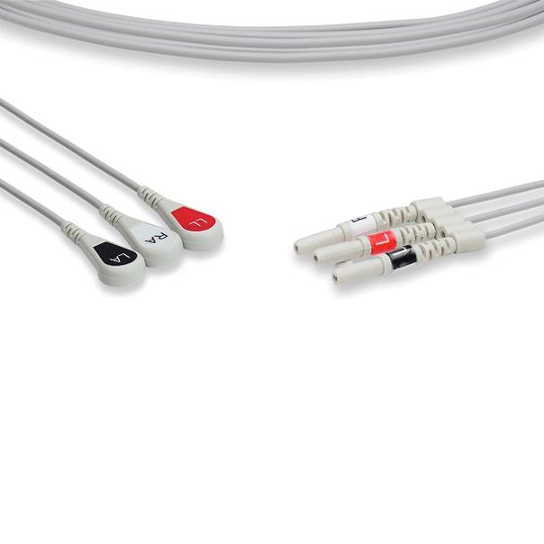 Cables And Sensors, LLC Philips-Compatible EKG Leadwires L3-90S0 - 1.0 Each