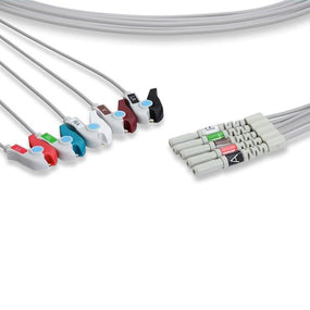 Cables And Sensors, LLC Philips-Compatible EKG Leadwires L5-90P0 - 1.0 Each
