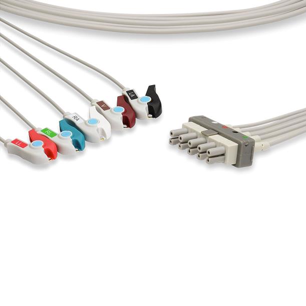 Cables And Sensors, LLC Philips-Compatible EKG Leadwires LAB5-90P0 - 1.0 Each