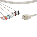 Cables And Sensors, LLC Marquette-Compatible ECG Telemetry Leadwires LAP5-90P0 - 1.0 Each