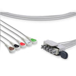 Cables And Sensors, LLC Marquette-Compatible ECG Telemetry Leadwires LAT5-90S0 - 1.0 Each