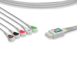 Cables And Sensors, LLC Philips-Compatible EKG Leadwires LDT5-90S0 - 1.0 Each