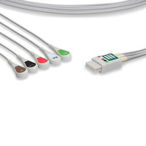 Cables And Sensors, LLC Philips-Compatible EKG Leadwires LDT5-90S0 - 1.0 Each