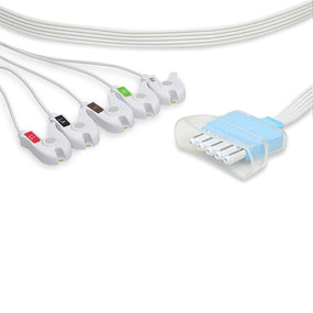 Cables And Sensors, LLC Cables and Sensors Disposable ECG Leadwires LHT5-90DP0 - 10.0 Each