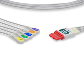 Cables And Sensors, LLC Philips-Compatible EKG Leadwires LPB5-90S0 - 1.0 Each