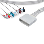 Cables And Sensors, LLC Marquette-Compatible ECG Telemetry Leadwires LPT5-90P0 - 1.0 Each