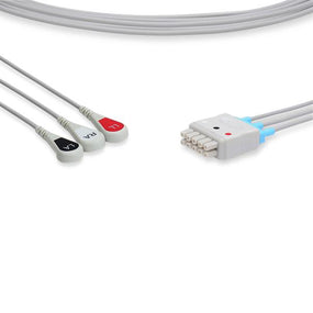 Cables And Sensors, LLC Philips-Compatible EKG Leadwires LQ3-90S0 - 1.0 Each