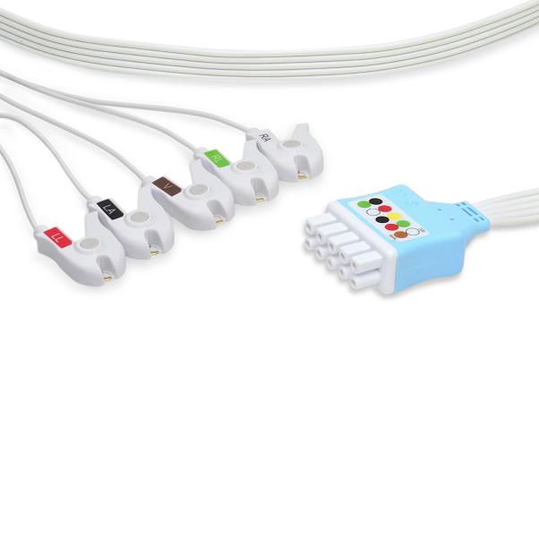 Cables And Sensors, LLC Cables and Sensors Disposable ECG Leadwires LQ5-90DP0 - 10.0 Each