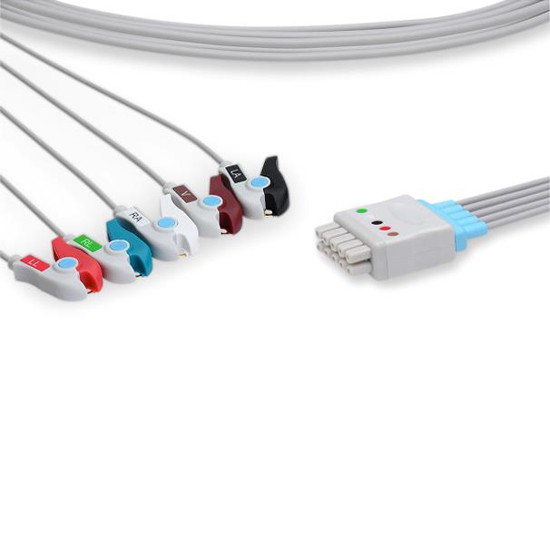 Cables And Sensors, LLC Philips-Compatible EKG Leadwires LQ5-90P0 - 1.0 Each