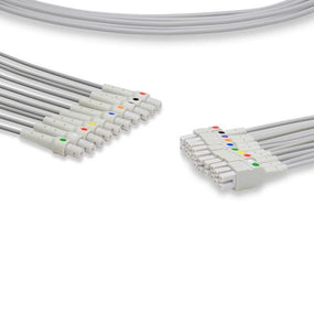 Cables And Sensors, LLC Burdick-Compatible EKG Leadwires LQB10-AD0 - 1.0 Each