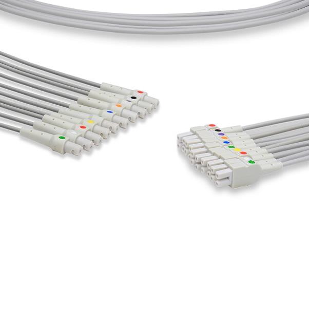 Cables And Sensors, LLC Burdick-Compatible EKG Leadwires LQB10-AD0 - 1.0 Each