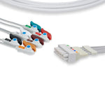 Cables And Sensors, LLC Marquette-Compatible ECG Telemetry Leadwires LQB6-90P0 - 1.0 Each