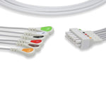 Cables And Sensors, LLC Marquette-Compatible ECG Telemetry Leadwires LQB6-90S0 - 1.0 Each