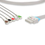 Cables And Sensors, LLC Philips-Compatible EKG Leadwires LR5-90S0 - 1.0 Each