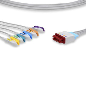 Cables And Sensors, LLC Philips-Compatible EKG Leadwires LV5-90P0 - 1.0 Each