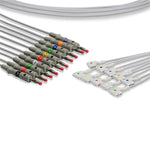 Cables And Sensors, LLC Burdick-Compatible EKG Leadwires LW10-LB0 - 1.0 Each