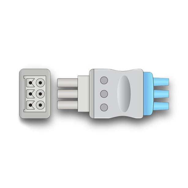 Cables And Sensors, LLC Philips-Compatible EKG Leadwires LX3-90S0 - 1.0 Each